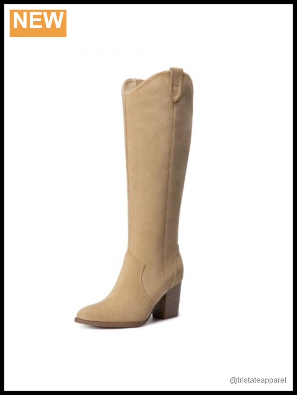 Athlefit Suede Knee High Boots Women Fall Tall Boots with Side Zipper